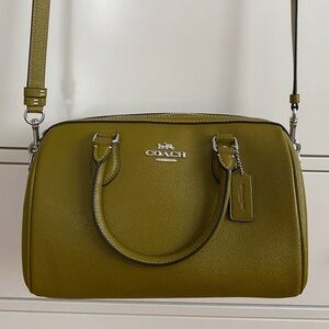 COACH Rowan Satchel Bag in Citron